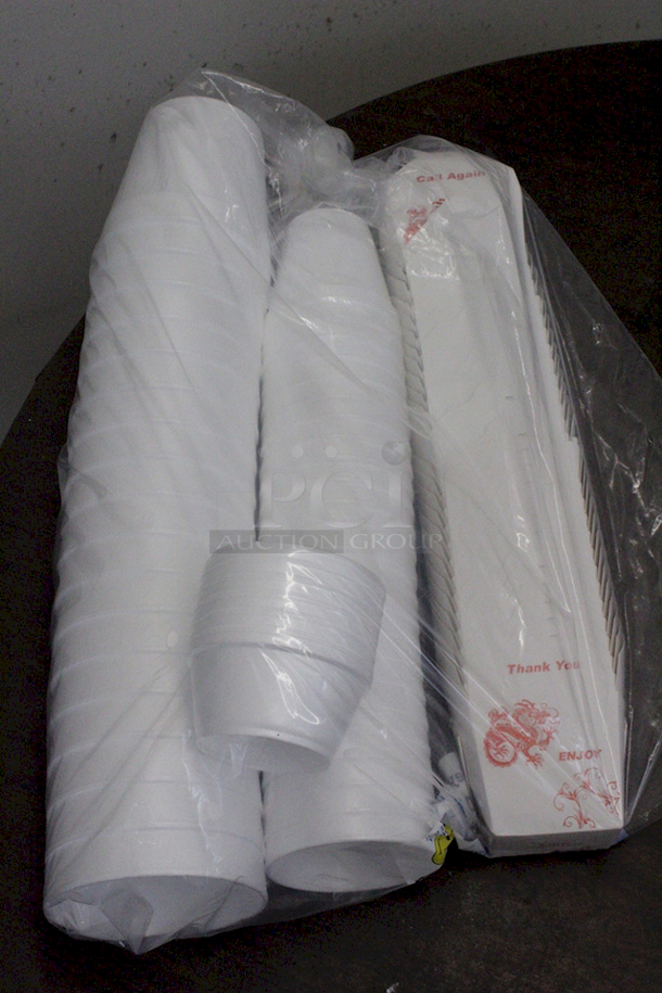 To Go Food Containers, Foam Cups and Microwavable Cartons.  - Image 3 of 3