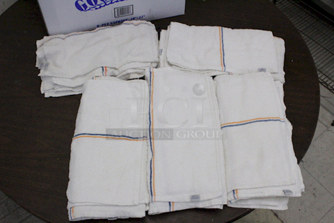 NEW! 5 Stacks Of 15x26 Cotton Kitchen Towels. 