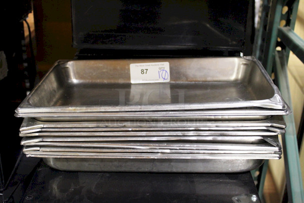 AMAZING! Stainless Steel Full Size Hotel Pans, 2-1/2" Deep. 10x Your Bid - Image 2 of 2