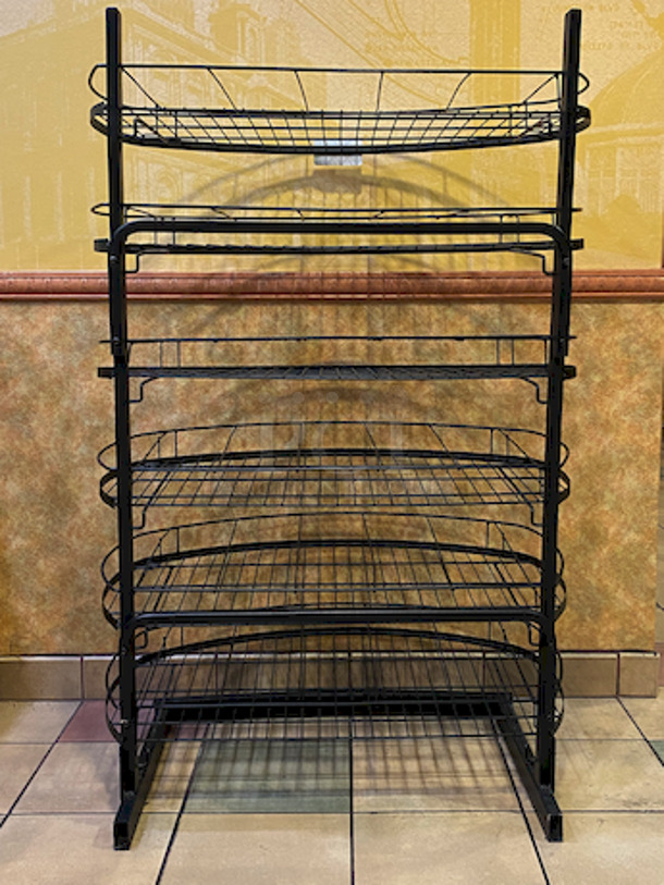 AMAZING! Oval Wire Merchandiser Rack. 
35x23x53-1/2 - Image 4 of 5