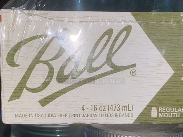 UNOPENED! (2) Ball Collector's Edition 4-Packs (16 oz) Pint Size Mason Jars, Regular Mouth. 2x Your Bid - Image 3 of 3