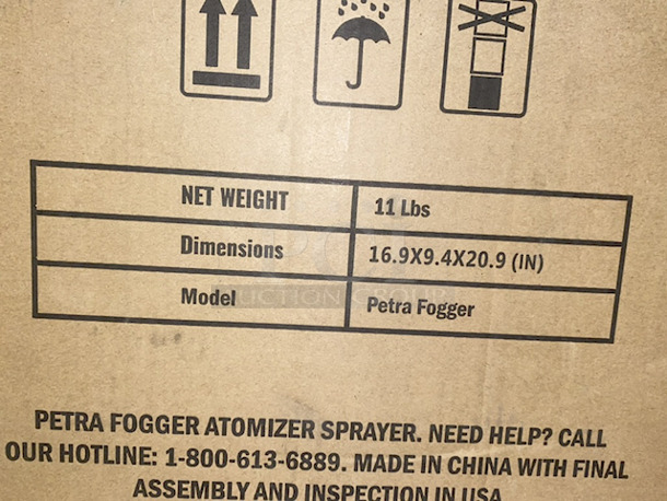 NEW/NEVER USED!! PetraTools ULV Electric Fogger - 2 Gallon - Image 2 of 5