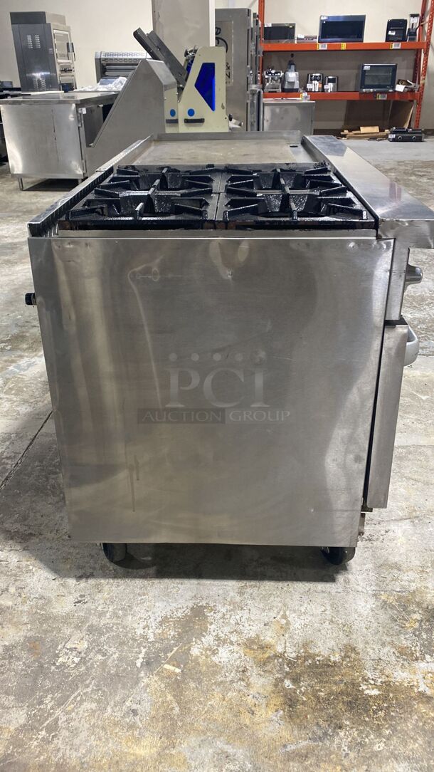 4-Burner Range w/ 36" Manual Griddle & Double Oven 60"

 - Image 2 of 5