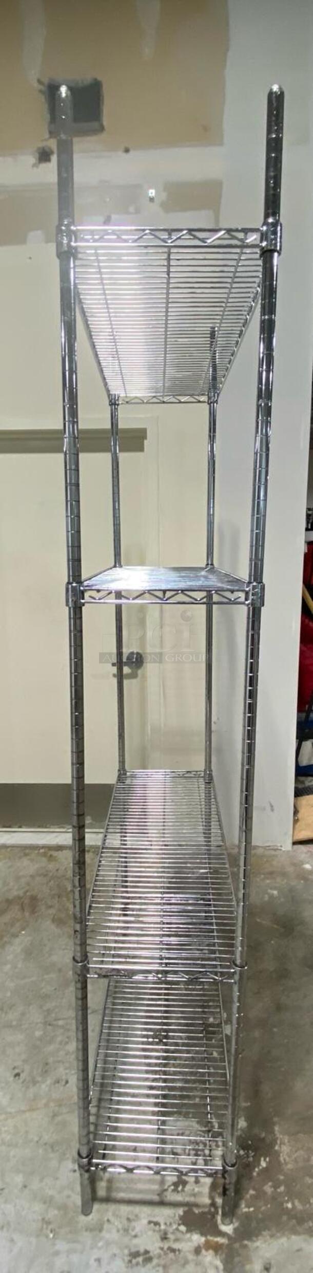 Metro Shelfs 14" x 36" x 86" NSF Chrome Wire 4-Shelf Kit
 - Image 3 of 4