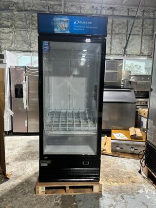 BRAND NEW Dukers DSM-15R Single Glass Door Refrigerated Merchandiser 27"
