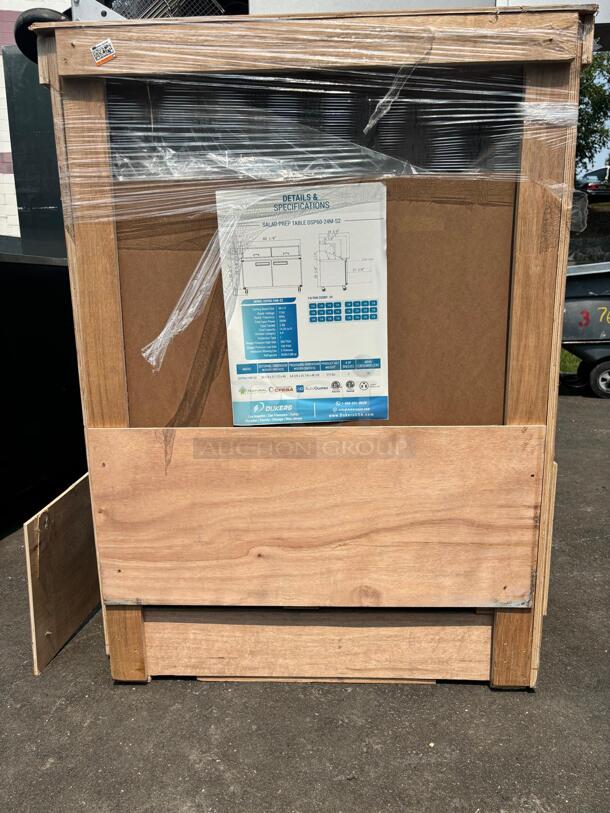 In the Box Brand New Scratch & Dent Dukers Commercial Food Prep Table with Optional Mega Top
 - Image 3 of 5