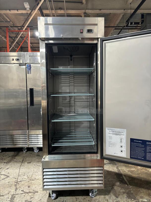 Dukers D28F 1/2 HP One-Section Reach-In Freezer - 110v/60/1-PH - 110 Volts
 - Image 1 of 6