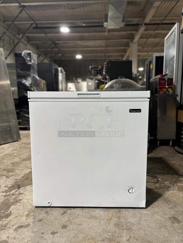 Magic Chef 7.0 cu. ft. Chest Freezer in White
 - Image 2 of 5