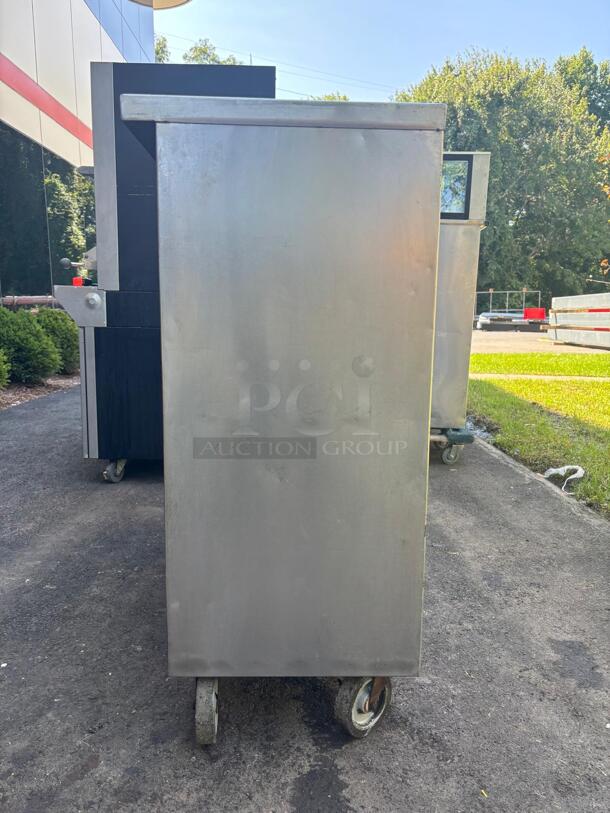 Stainless Steel Shelves With Wheels - Image 1 of 4