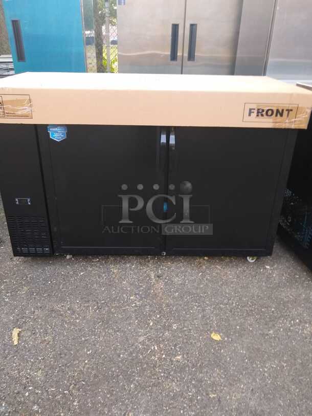 BRAND NEW SCRATCH & DENT Dukers DKB60-M2 61″ Dual Tap Kegerator Draft Beer Cooler
 - Image 1 of 4