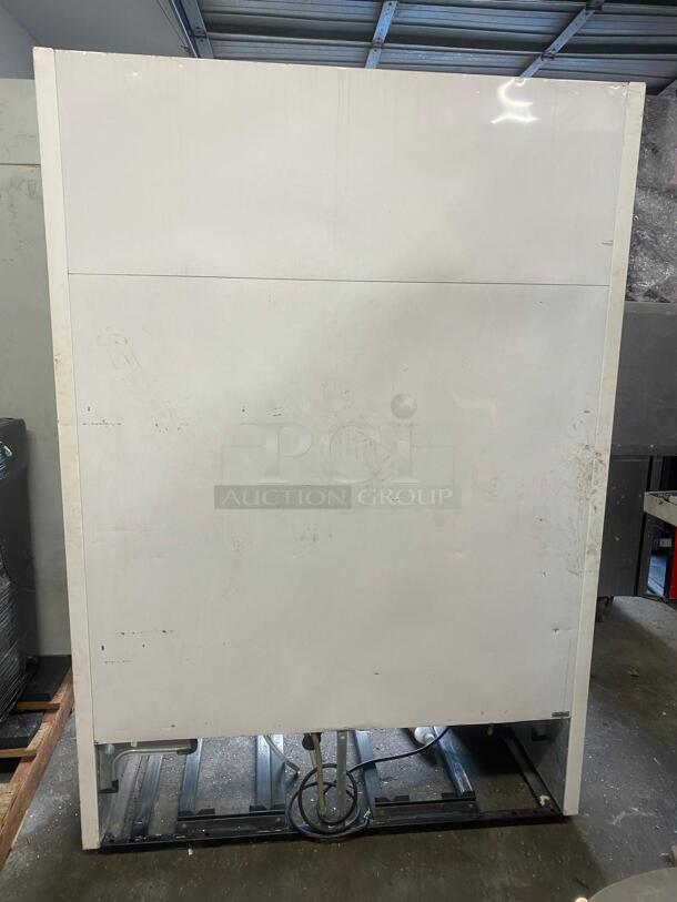 true GDM-49f - Two Section Glass Hinged Door Bottom Mounted 49 cu ft Freezer Merchandisers
 - Image 2 of 3