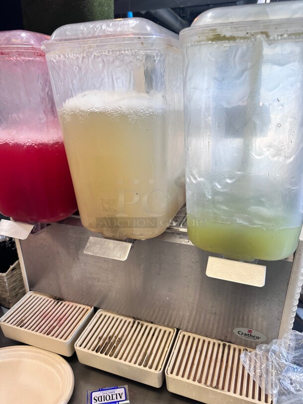 Working Crathco D35-3 Refrigerated Drink Dispenser w/ (3) 5 gal Bowls, Pre Mix, 115v Tested and Working - Image 5 of 5