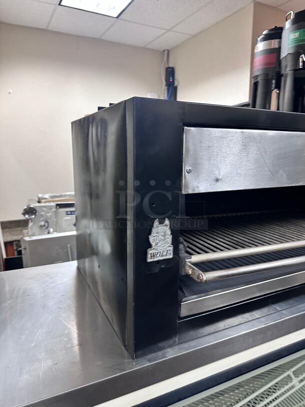 Certified Working Wolf 36 inch Gas Salamander Cheese Melter NSF - Image 6 of 6