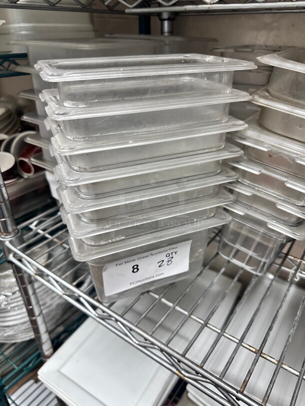 Commercial 1/3 Size Plastic Storage Container NSF - Image 5 of 9