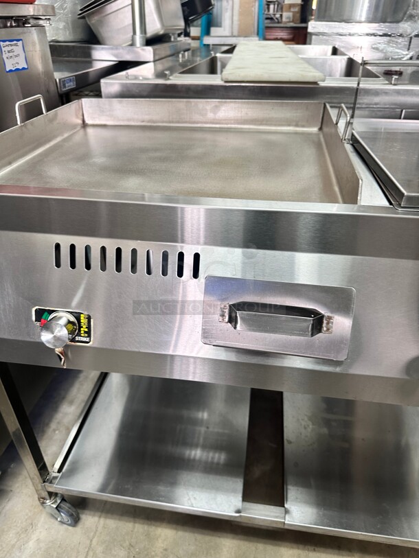 Like New Portable Commercial Propane griddle and Steamer Tested and Working! - Image 5 of 9
