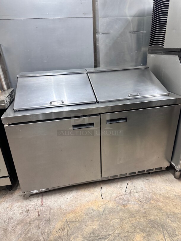 Delfield Commercial 72" Mega Top Sandwich Prep Table 115 Volt Tested and Working! - Image 1 of 9