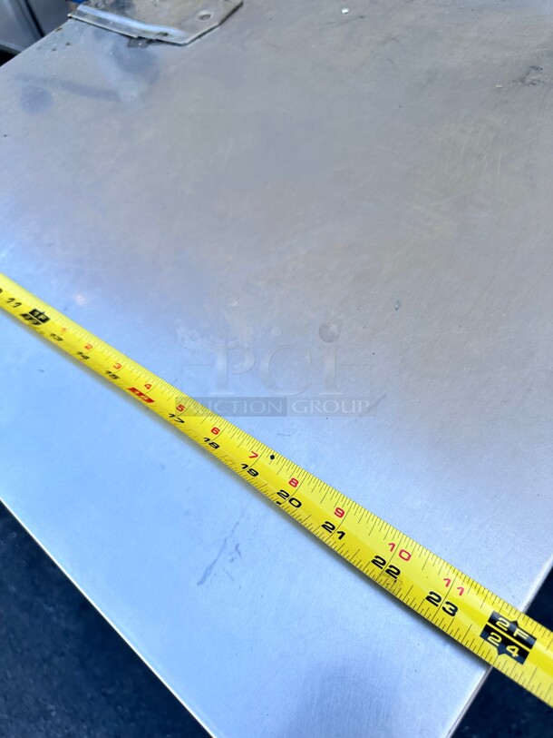 Nice 24 Inch Stainless Steel Table With Can Opener  - Image 5 of 7