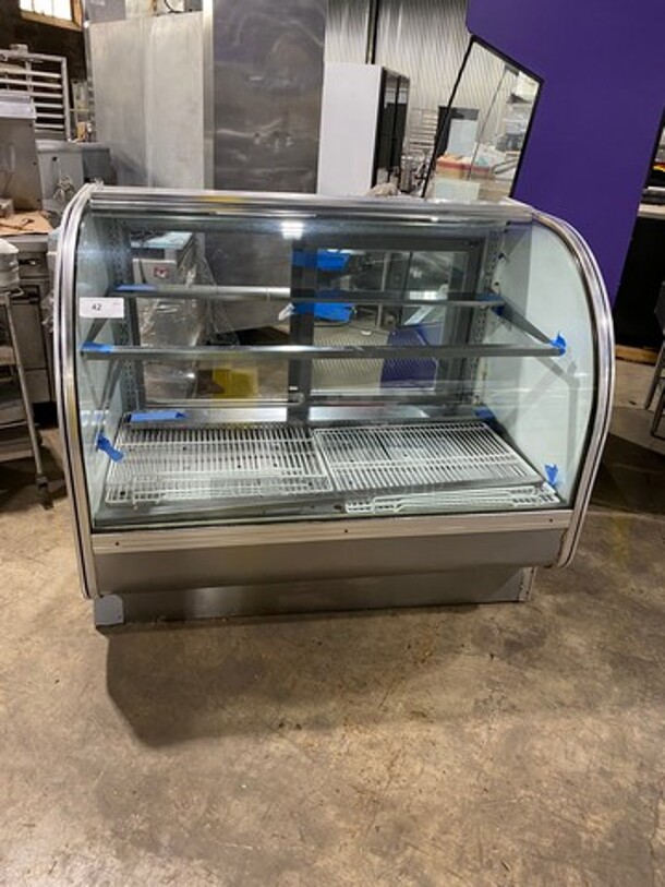 Leader Commercial Refrigerated Deli/ Bakery Display Case Merchandiser! With Curved Front Glass! With Rear Access Doors! - Image 1 of 8