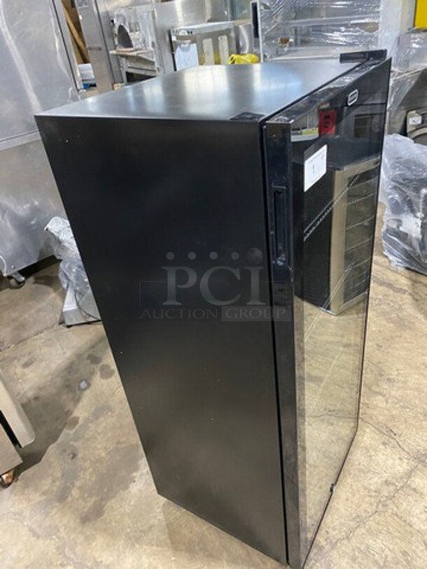 NEW! OUT OF THE BOX! SCRATCH-N-DENT! Whynter Single Door Wine Bottle Cooler/Chiller! With View Through Door! With Racks! 34 Wine Bottle Capacity! Model: FWC1201BB 115V - Image 2 of 9