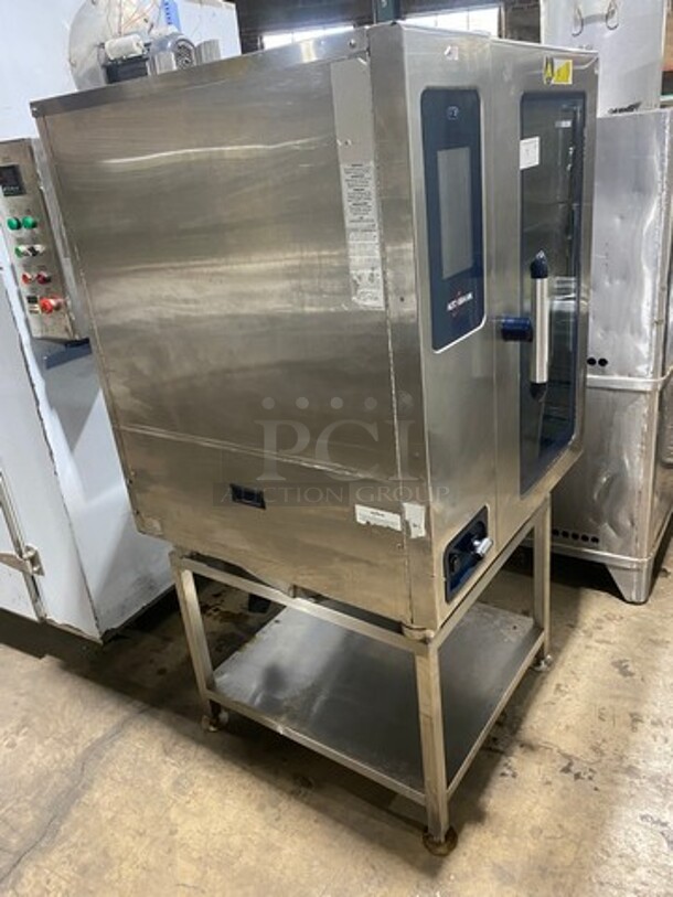 2016 Alto Shaam Commercial Electric Powered Combitherm Convection Oven! With Underneath Storage Space! All Stainless Steel! On Legs! Model: CTP1010E SN: 1631730000 208/240V 60HZ 3 Phase - Image 2 of 11