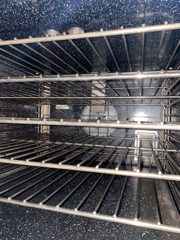 Vulcan Commercial Natural Gas Powered Double Deck Convection Oven! With View Through Doors! Metal Oven Racks! All Stainless Steel! On Casters! 2x Your Bid Makes One Unit! Model: SG1010B SN: 48043916 - Image 6 of 9