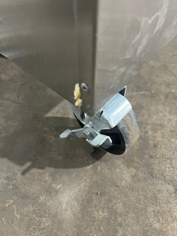 Continental Commercial 2 Door Reach In Cooler! With Poly Coated Racks! All Stainless Steel! On Casters! Model: 2RSA SN: 15196927 115V 60HZ 1 Phase - Image 10 of 12