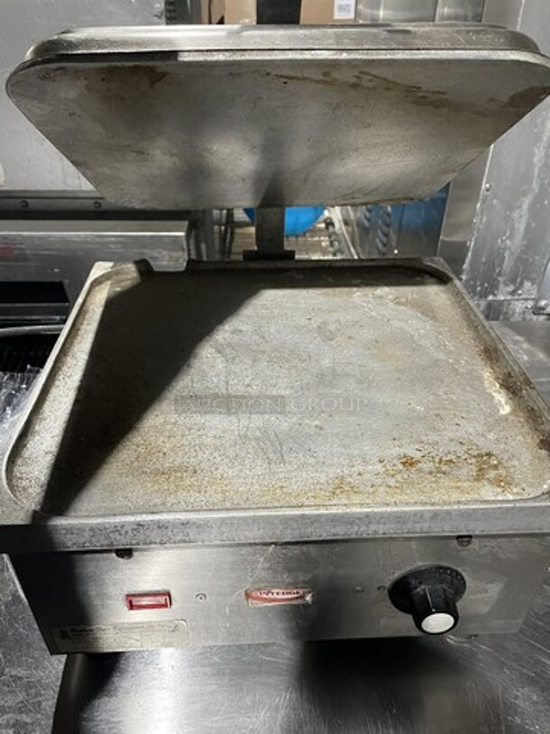 NICE! Intedge Counter Top Flat Press Panini Grill! 115V 1 Phase! Working! - Image 4 of 9