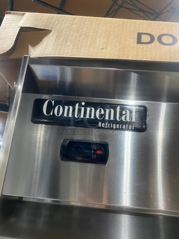 AMAZING! BRAND NEW! Continental Commercial 2 Door Reach In Refrigerator! With Poly Coated Racks! All Stainless Steel! Model: 2RN 115V 60HZ 1 Phase - Image 8 of 8