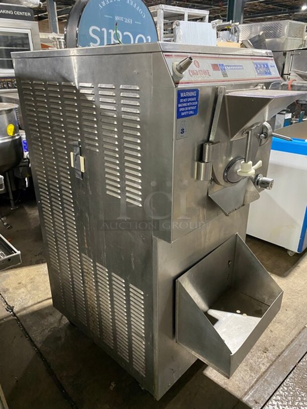 Carpigiani Stainless Steel Commercial Floor Style Batch Freezer on Commercial Casters! Working When Removed! Model LB502 SN: F2K1706 208/230V 3PH - Image 3 of 11
