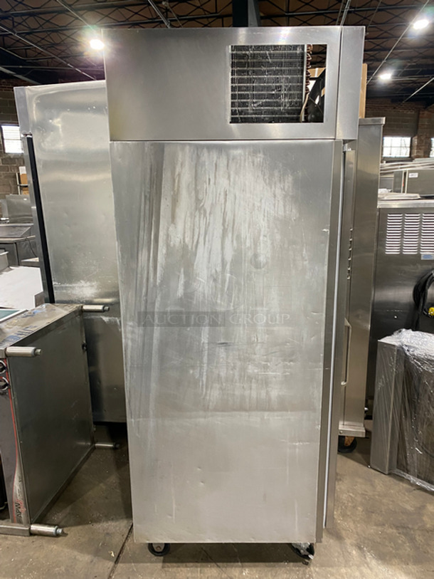 Delfield Commercial Single Door Reach In Freezer! With Poly Coated Racks! Solid Stainless Steel! On Casters! Model: 6125XLSPP2 SN: 1501152000013 115V 60HZ 1 Phase - Image 2 of 8