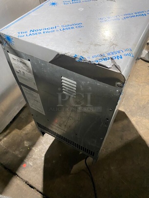 Ice-O-Matic Commercial Undercounter Slim Style Ice Maker Machine! All Stainless Steel! On Legs! Model: ICEU070 SN: Y7175462 115V - Image 3 of 11