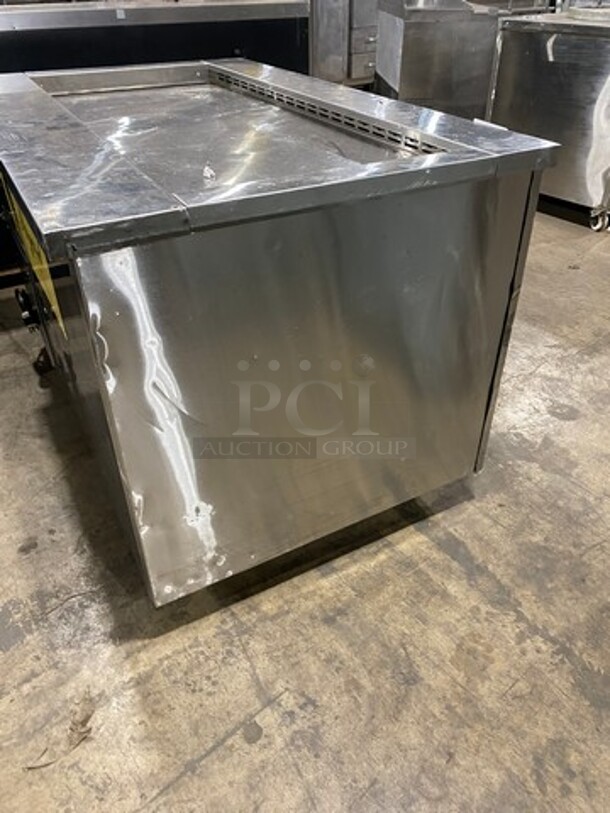 All Star Commercial Refrigerated Open Display Merchandiser! With Small Storage Space Underneath! All Stainless Steel! Model: 6999GTIREFC SN: 0910151 120V 60HZ 1 Phase - Image 3 of 9