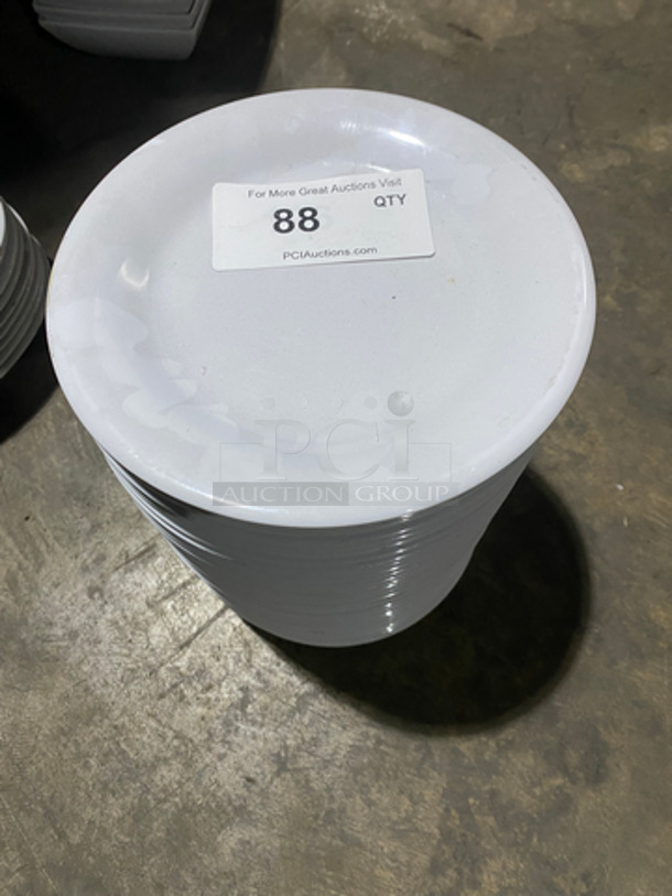 Thunder Group White Round Serving Plates! 12x Your Bid! - Image 1 of 5