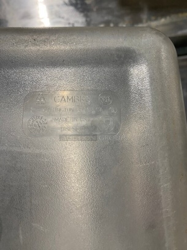 Cambro 18Qt Clear Poly Food Containers! 6x Your Bid! - Image 5 of 6