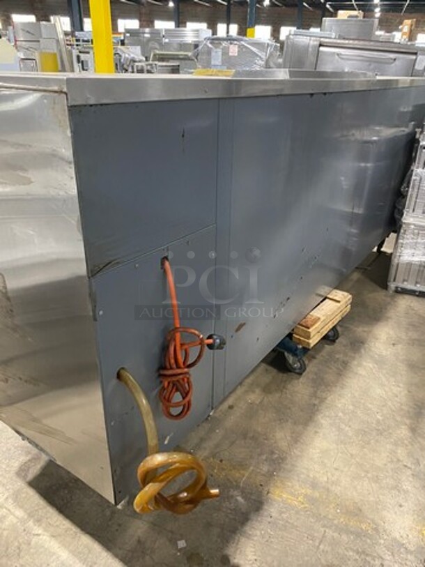 Perlick Commercial 4 Door Bar Back Cooler! With Poly Coated Racks! All Stainless Steel! On Legs! Model: C5065ESCUL SN: 406771 115V 60HZ 1 Phase - Image 4 of 11