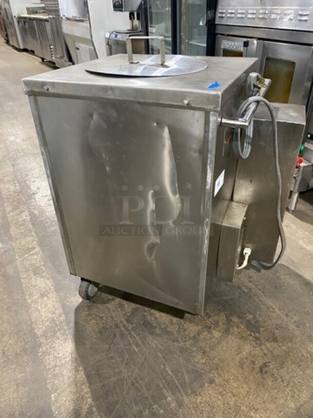 Isifol Electric Powered Clay TANDOOR Baking Oven!  ALL STAINLESS STEEL! On Casters!  - Image 2 of 8