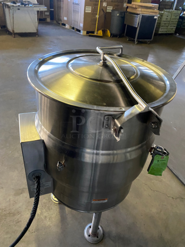 GREAT! Vulcan Commercial Electric Powered Jacketed Self-Contained Soup Kettle! All Stainless Steel! On Legs! - Image 4 of 9