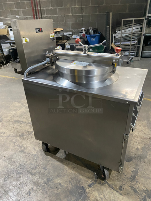 Commercial Electric Powered BKI Pressure Fryer! With Frying Basket! All Stainless Steel! On Casters! Model: FKM 208V 3 Phase - Image 2 of 10