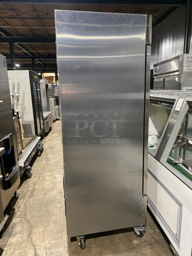 WOW! NEW! SCRATCH-N-DENT! 2023 Migali Commercial 2 Door Reach In Cooler! With Poly Coated Racks!  All Stainless Steel! On Casters! Model: C2RB35HC SN: C2RB35HC003230228092C0002 115V 60HZ 1 Phase - Image 4 of 11