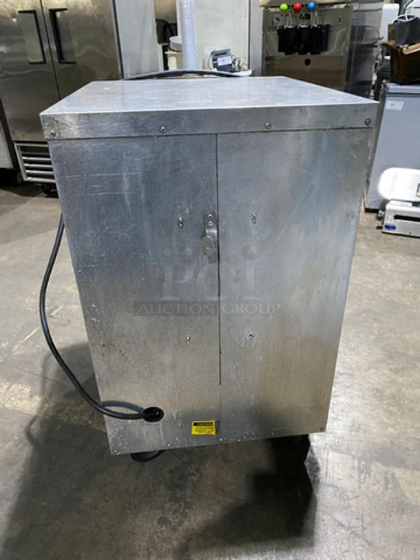 Carter Hoffmann Commercial Heated Holding Cabinet! Single View Through Door! Stainless Steel Body! On Casters! - Image 4 of 8