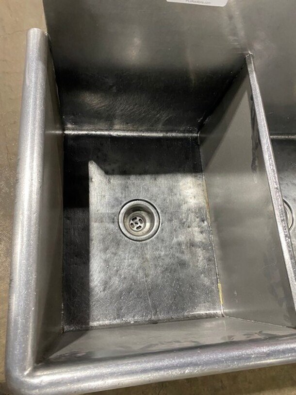 Stainless Steel 3 Bay Sink With Legs! - Image 6 of 8