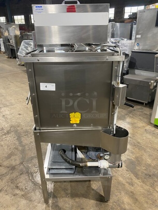 Ecolab Commercial Pass-Through Dishwasher Machine! All Stainless Steel! On Legs! - Image 1 of 9