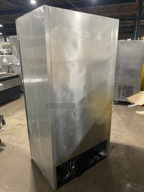True Commercial 2 Door Reach In Freezer! With Poly Coated Racks! All Stainless Steel! On Casters! Model: T35F SN: 14308214 115V 60HZ 1 Phase - Image 5 of 9