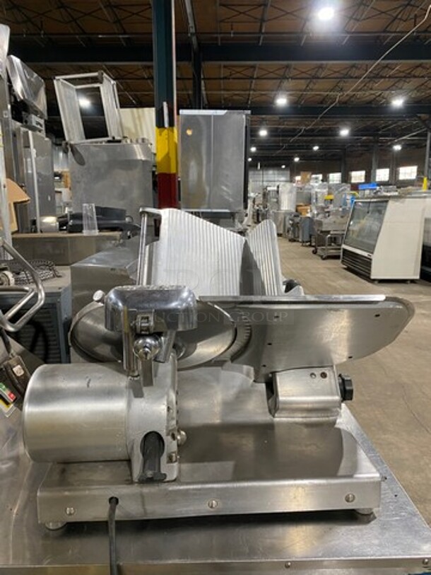 Globe Commercial Countertop Deli/ Meat Slicer! All Stainless Steel! - Image 3 of 9