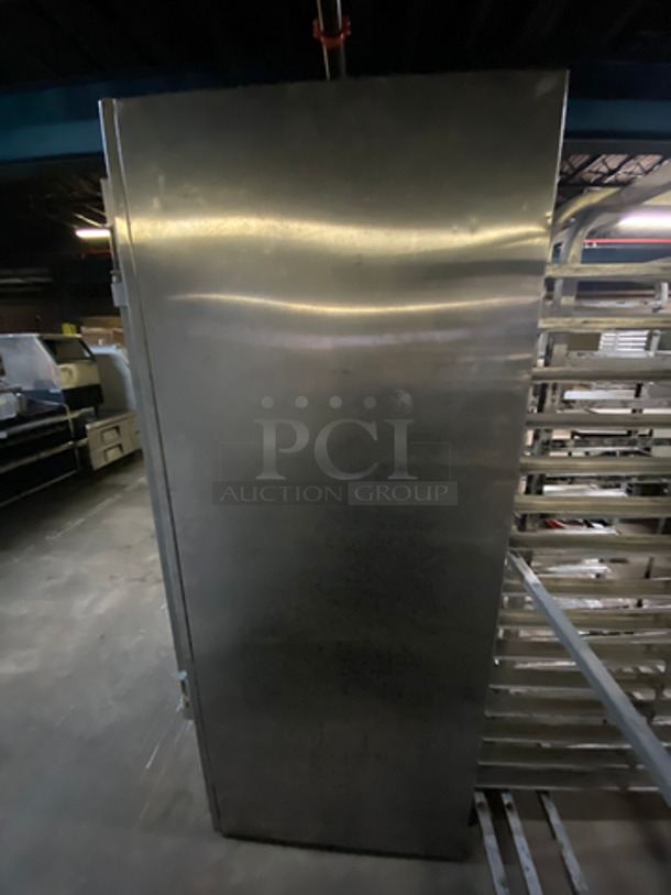 Leader Commercial 2 Door Refrigerator! With Poly Coated Racks! All Stainless Steel! Floor Style! Model: LS48RS/C SN: PT061466e 115V 60HZ 1 Phase - Image 2 of 9