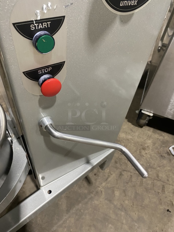 NICE! UNIVEX  20qt Countertop Planetary Mixer With Guard! Heavy Duty Stainless Steel Bowl! Model SRM20 Serial SRM204930244! Working When Removed!  - Image 8 of 10