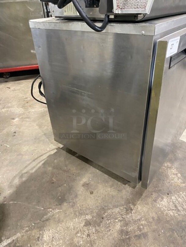 Delfield Commercial Single Door Lowboy/ Worktop Cooler! With Poly Coated Racks! All Stainless Steel! SN: 1405152002438 115V 60HZ 1 Phase - Image 4 of 7