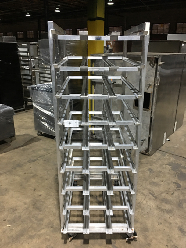 Metal Commercial Number 10Can Holding  Rack! On Casters!