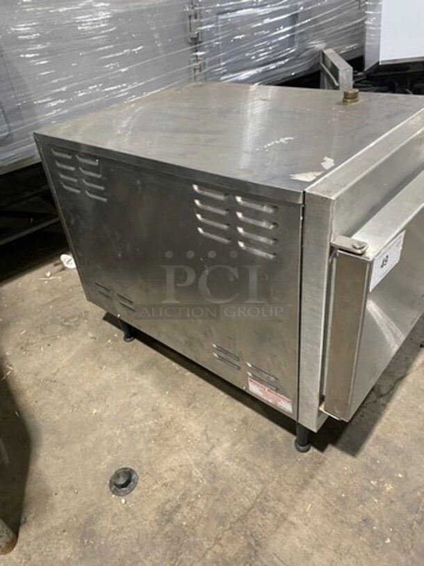 SWEET! Cleveland Electric Powered Countertop Steamer! All Stainless Steel! On Legs! Model: 21CET8 SN: 1106230001025 208V 60HZ 3 Phase - Image 2 of 8