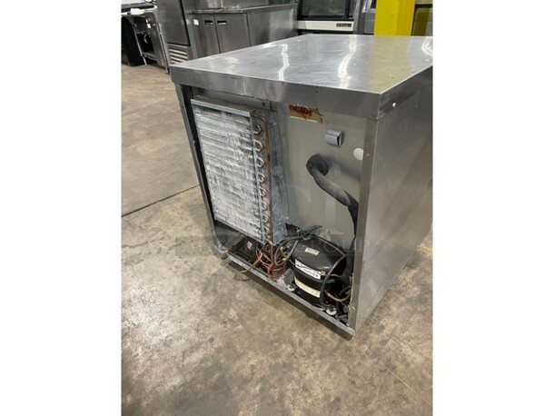 Delfield Enodis Commercial Single Door Lowboy/Worktop Cooler! All Stainless Steel! On Casters! MODEL:406-STAR2 SN:0510036100557-T 115V! - Image 3 of 7